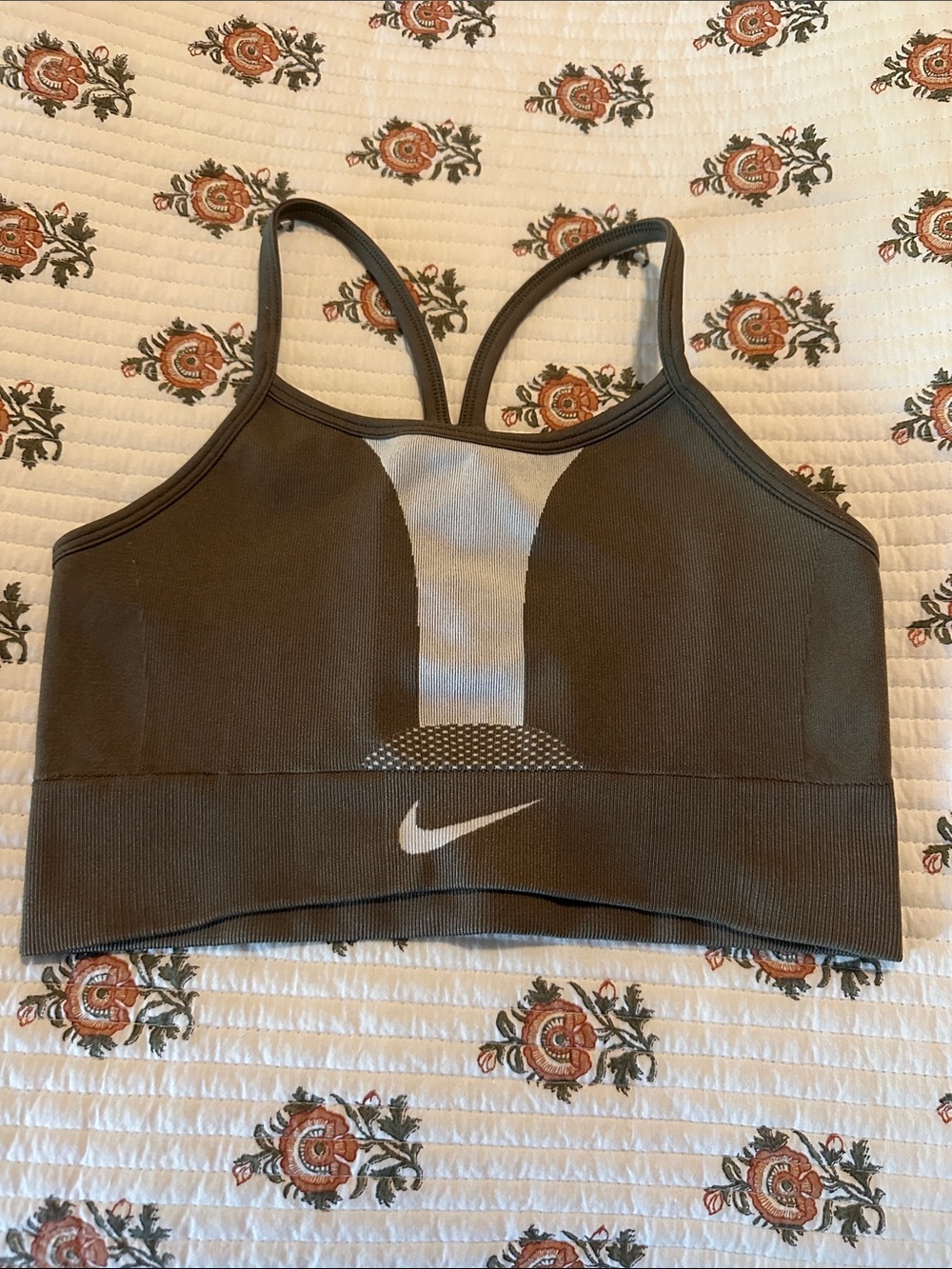 Girls Nike knit sports bra/dance top